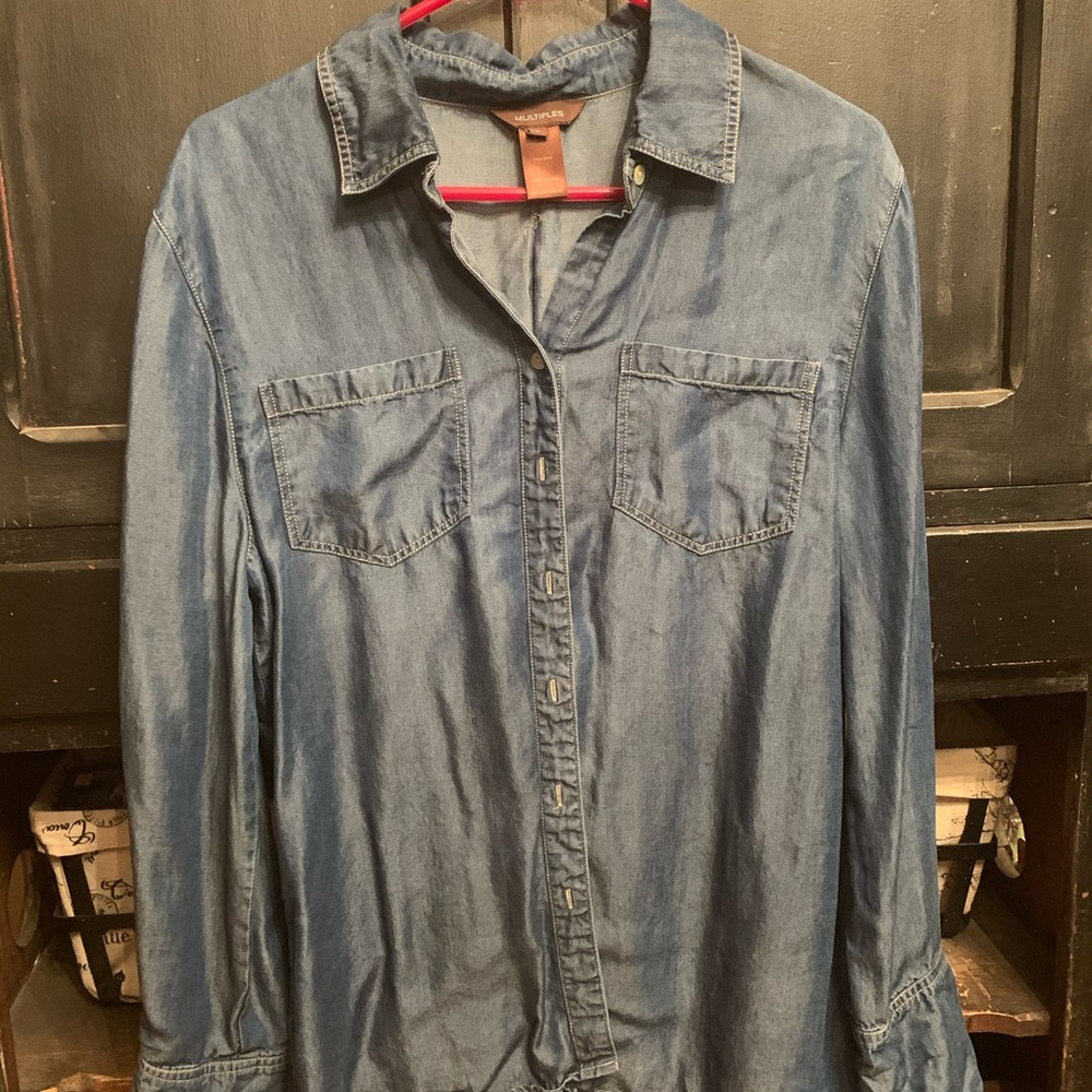 Light weight denim tunic